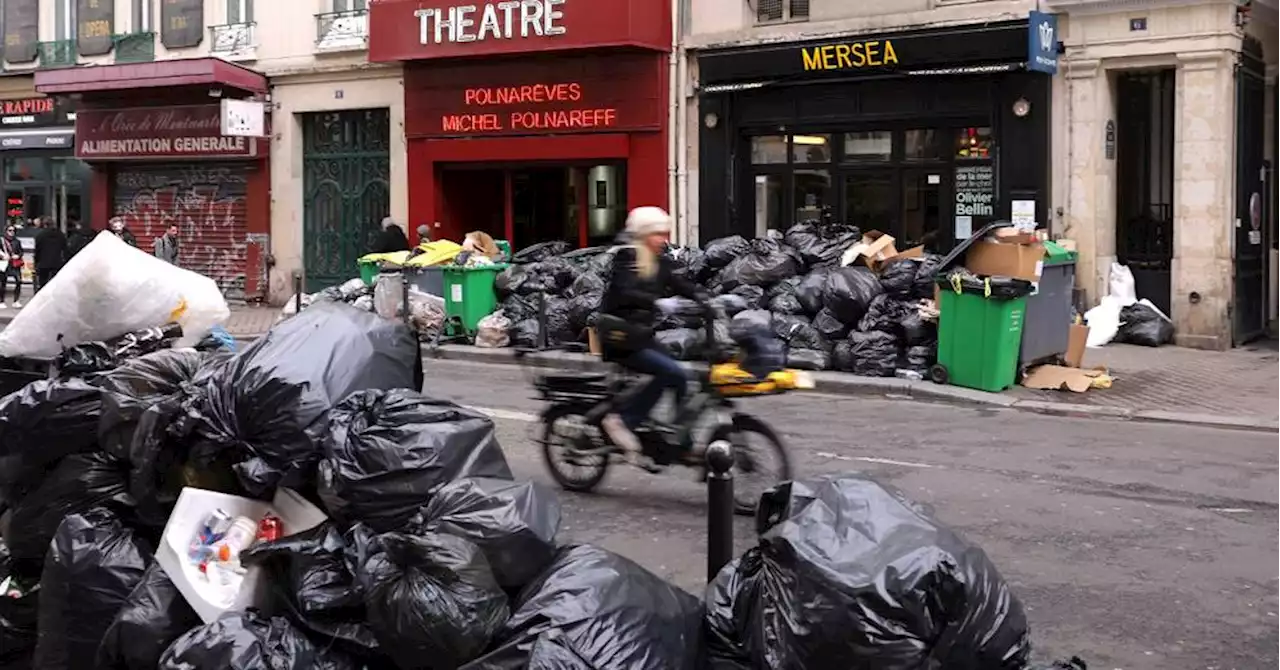 Réforme des retraites : des éboueurs toujours en grève, 5.400 t de déchets non ramassées à Paris