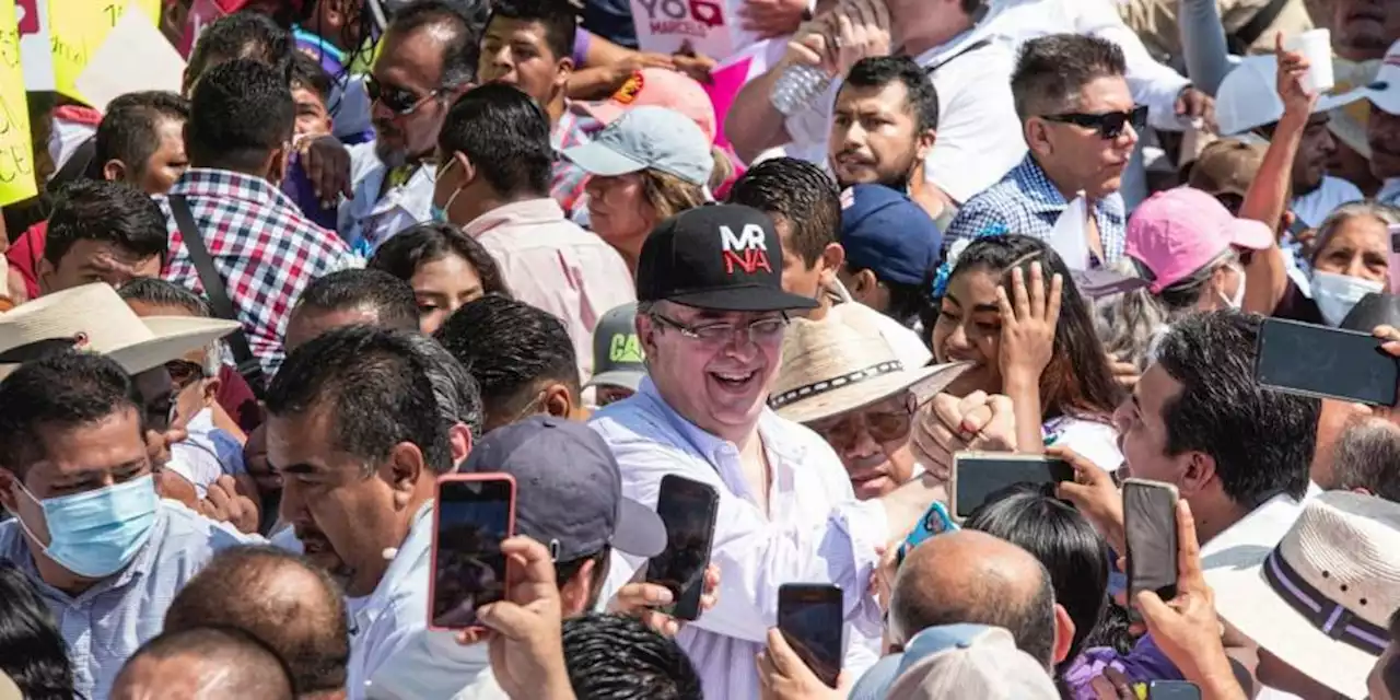 Marcelo Ebrard encabeza marcha y mitin ante 30 mil personas en Acapulco