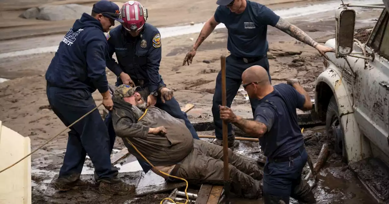 An Orange County fire crew charges north, giving aid to soggy Tulare County