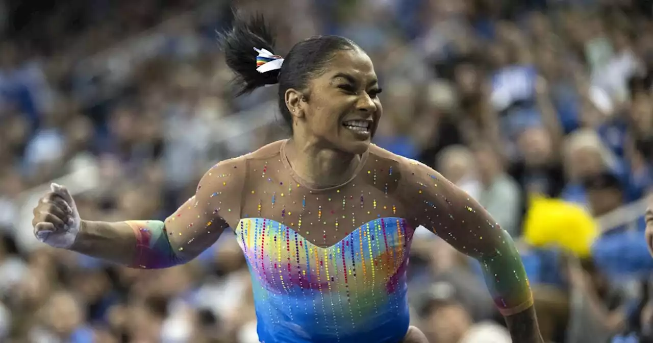 UCLA's Jordan Chiles posts nation's highest all-around gymnastics score this season