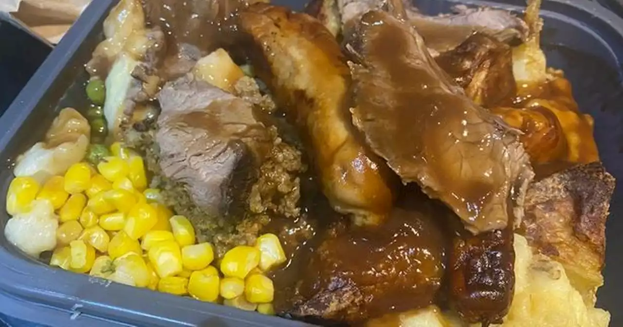 Mum feeds family giant pub roast dinner with all the trimmings for just £6