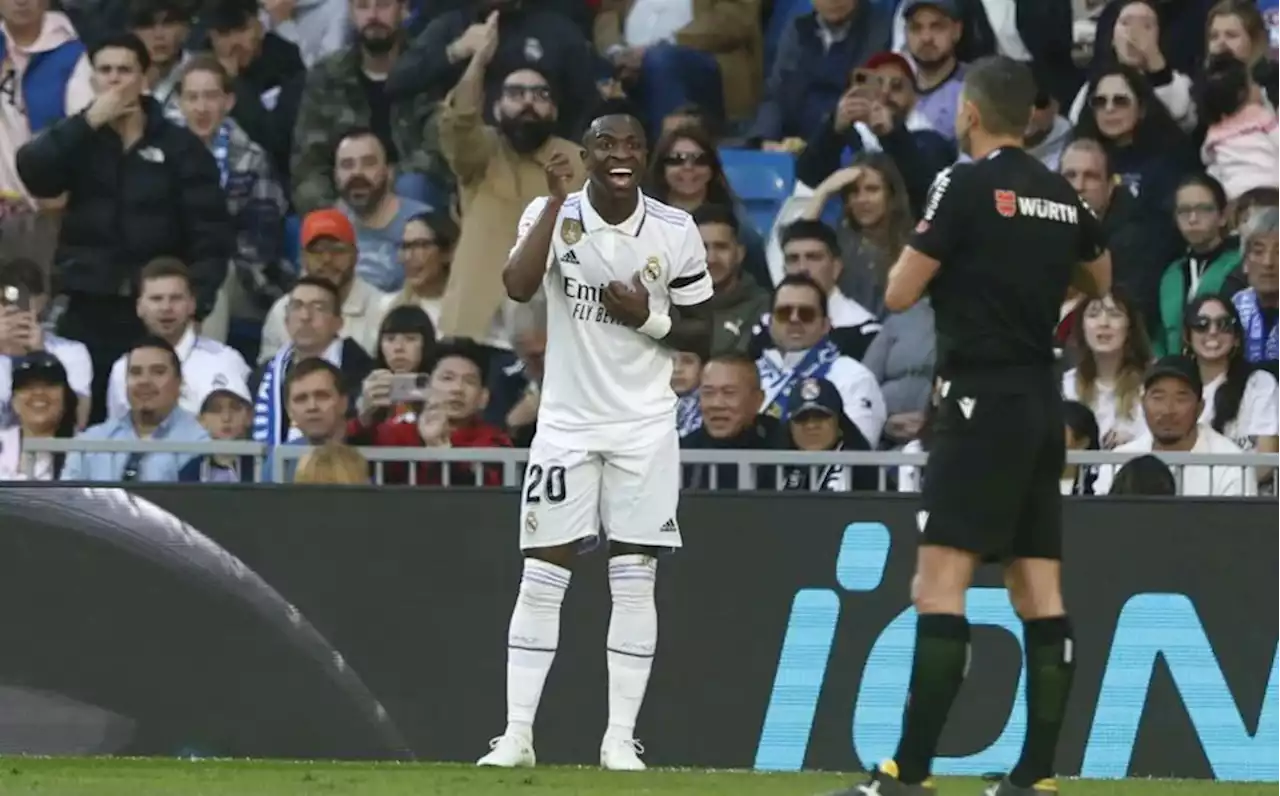 Me dan muchas patadas porque los árbitros no pitan: Vinicius Jr.