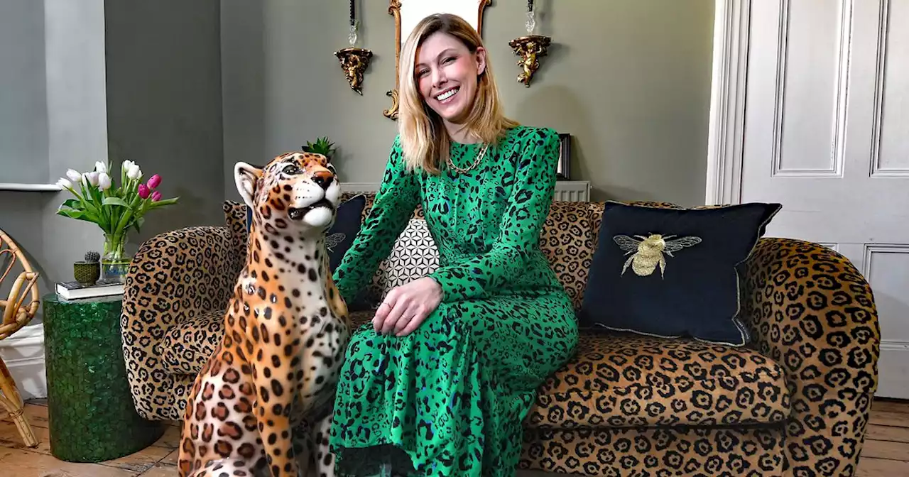 Woman transforms £310,000 Victorian house into leopard print obsessed pad