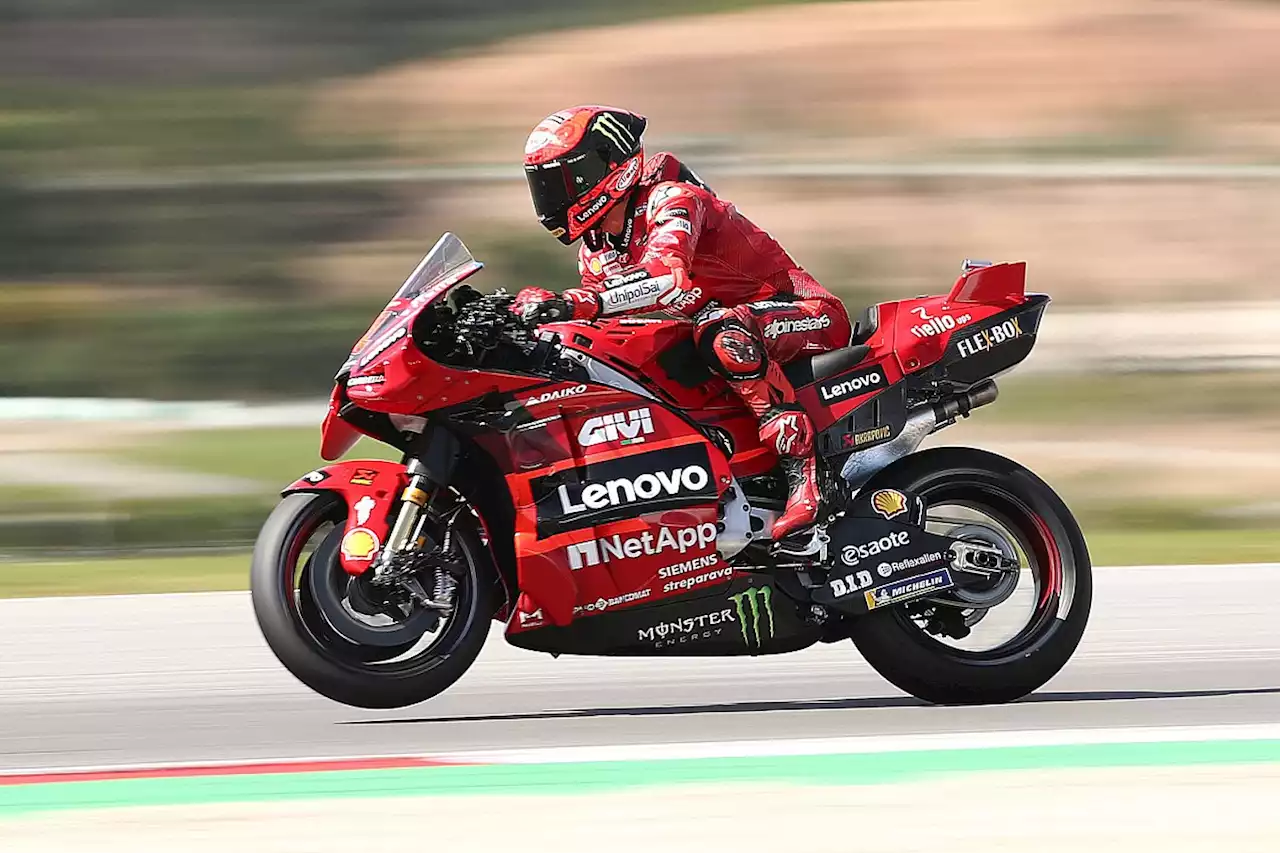 Portugal MotoGP test: Bagnaia tops final day of pre-season with lap record