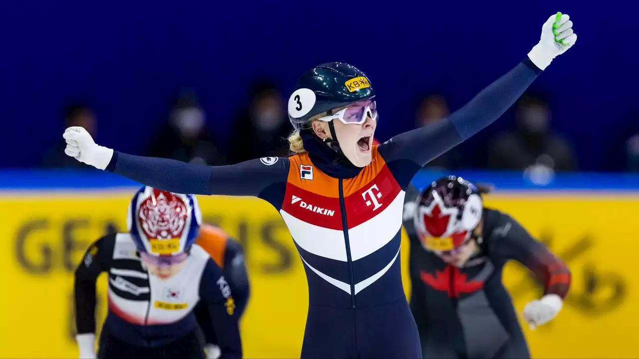 Velzeboer verslaat Schulting ook op 1.000 meter en pakt tweede wereldtitel