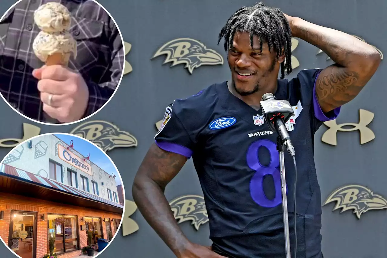 Baltimore ice cream shop makes new flavor imploring Ravens to pay Lamar Jackson