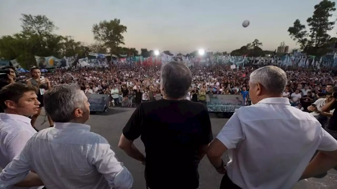 Axel Kicillof y Máximo Kirchner: “Si el pueblo quiere a Cristina, va a ser Cristina” | Dirigentes del Frente de Todos llamaron a 'romper la proscripción'