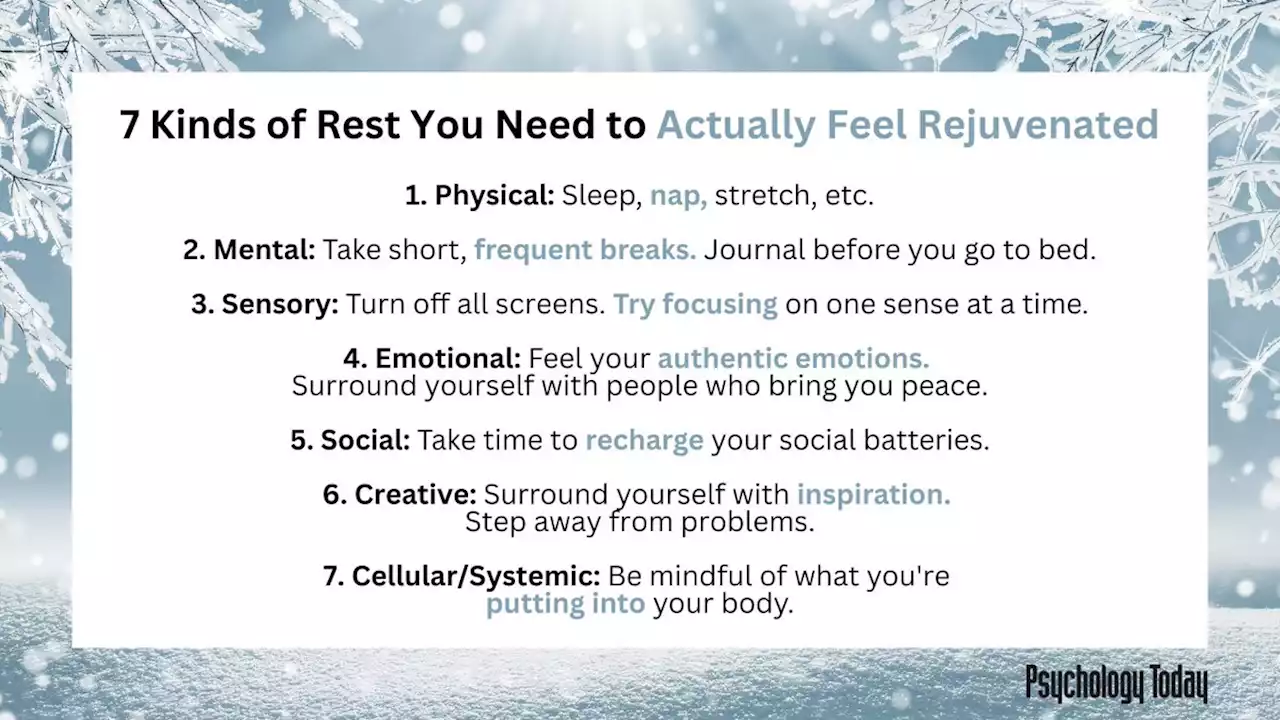 The 7 Kinds of Rest You Actually Need