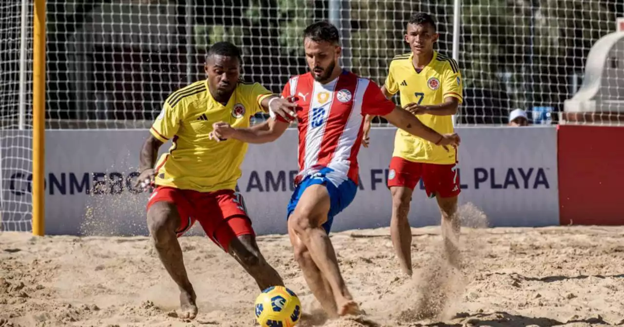 Colombia ‘bailó’ en la arena y venció a Paraguay en la Copa América de Fútbol Playa