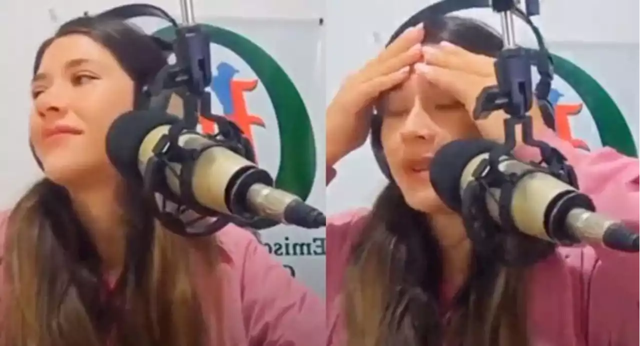 Sismo en Colombia puso a temblar a locutora en pleno programa: “Dios, protégenos” - Pulzo