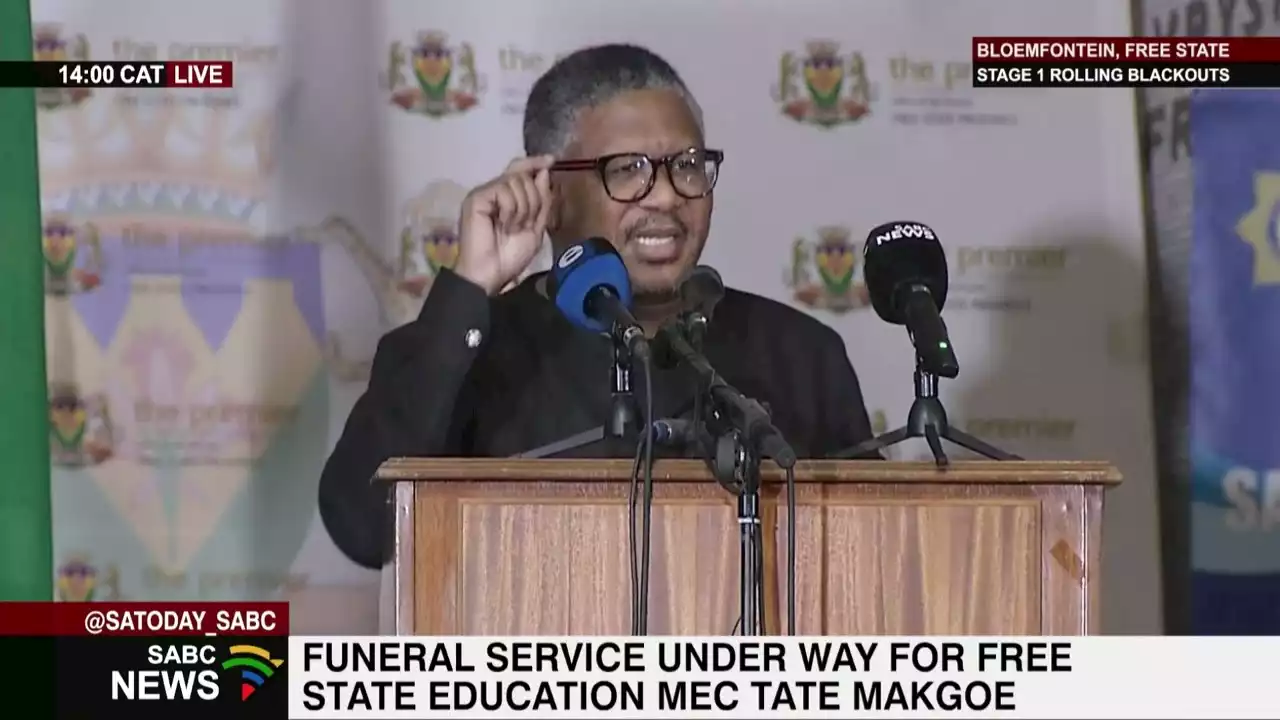 MEC Tate Makgoe funeral I ANC SG Fikile Mbalula pays tribute