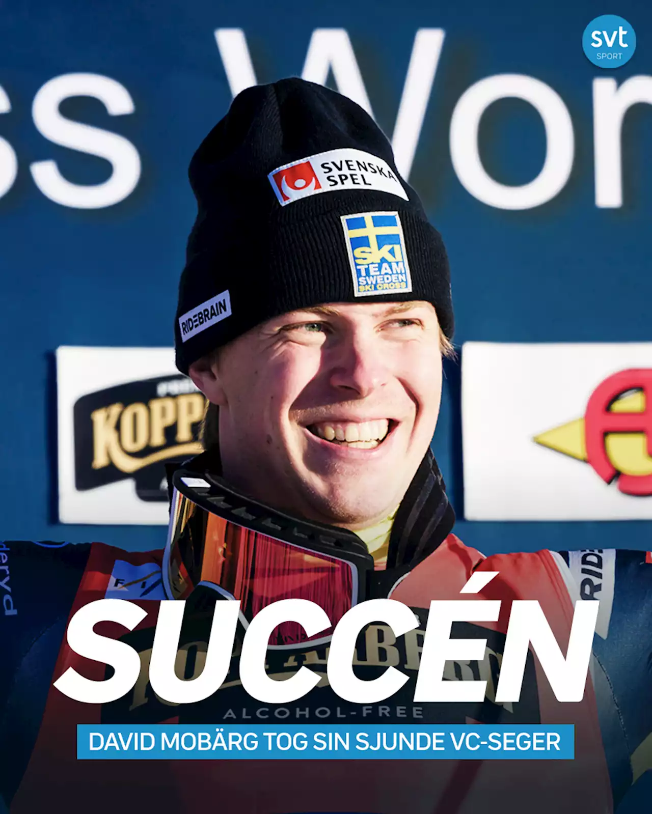 Skicross: David Mobärg vann i världscupen i skicross