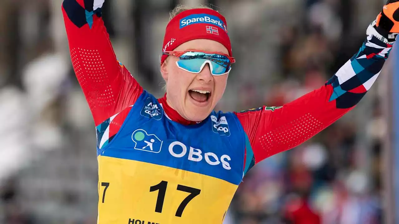 Längdskidor: Ragnhild Haga vann tät upploppstrid i första femmilen i Holmenkollen