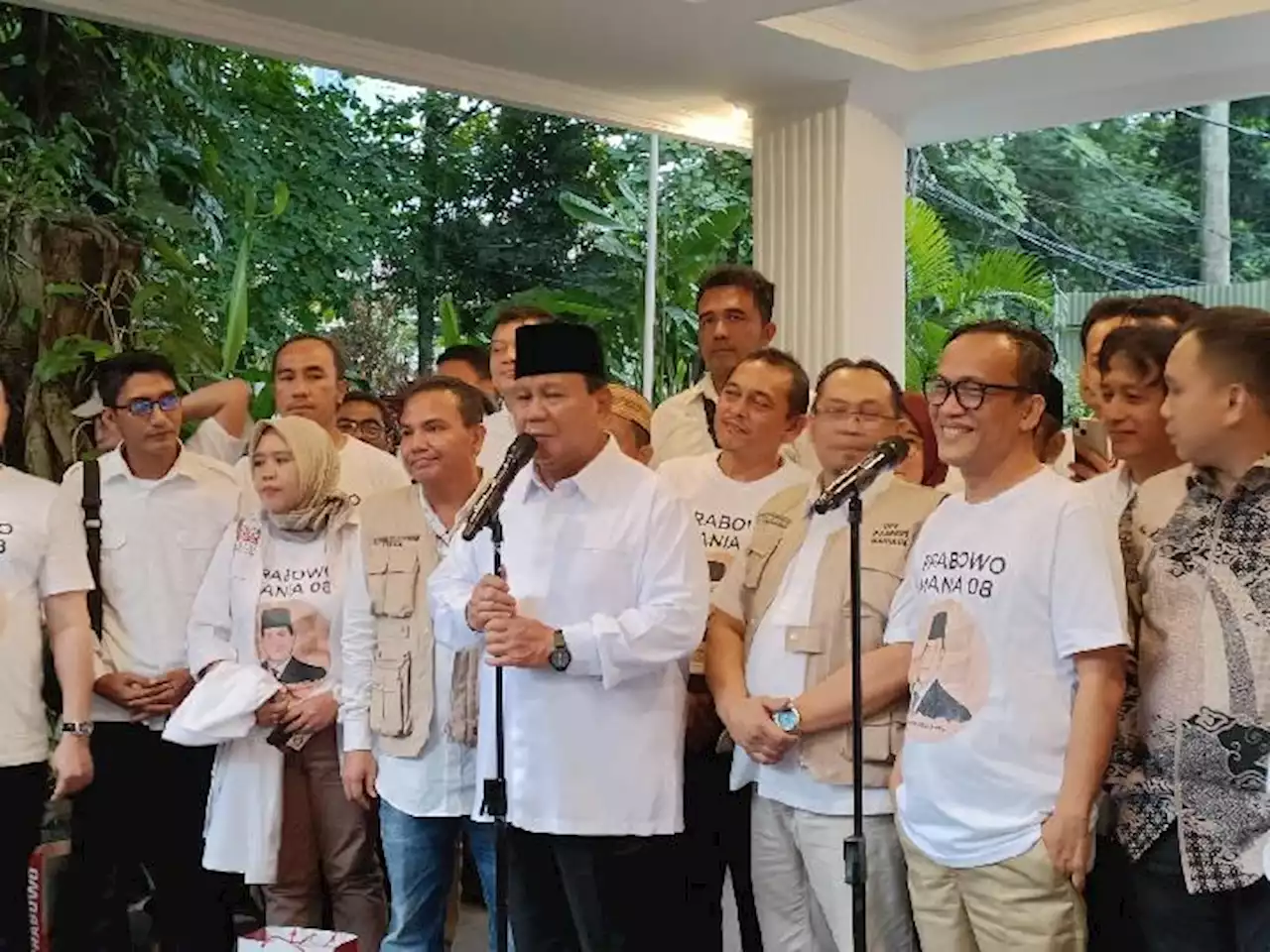 Joman Resmi Deklarasi Pembentukan Prabowo Mania 08 di Gedung Joang 45