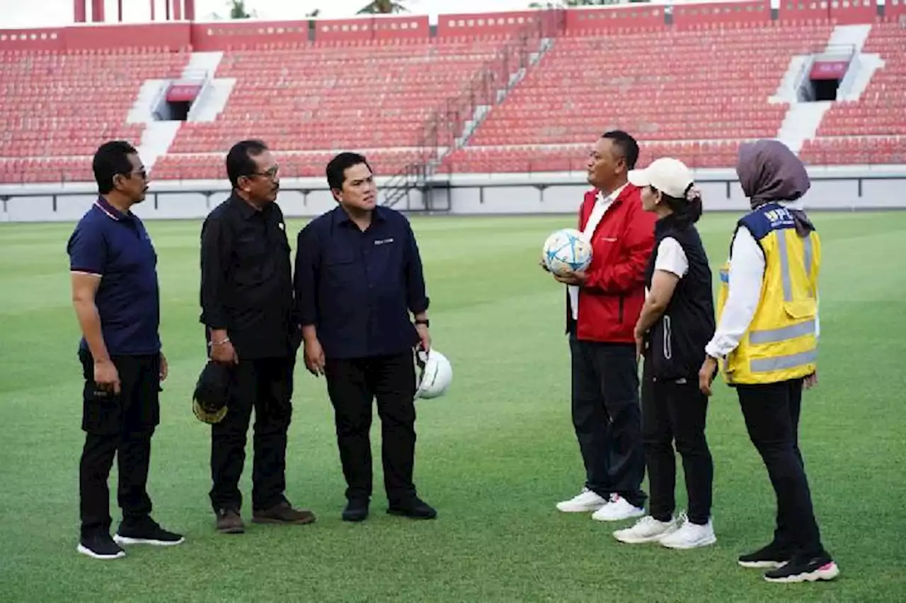 Persiapan Piala Dunia U-20 2023, Begini Kesimpulan Erick Thohir Setelah Tinjau Stadion Wayan Dipta