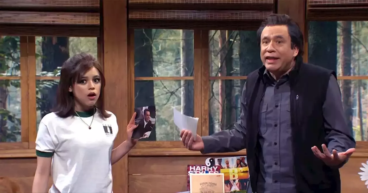 Fred Armisen joins Jenna Ortega on ‘SNL’ for a hilarious remake of ‘The ...