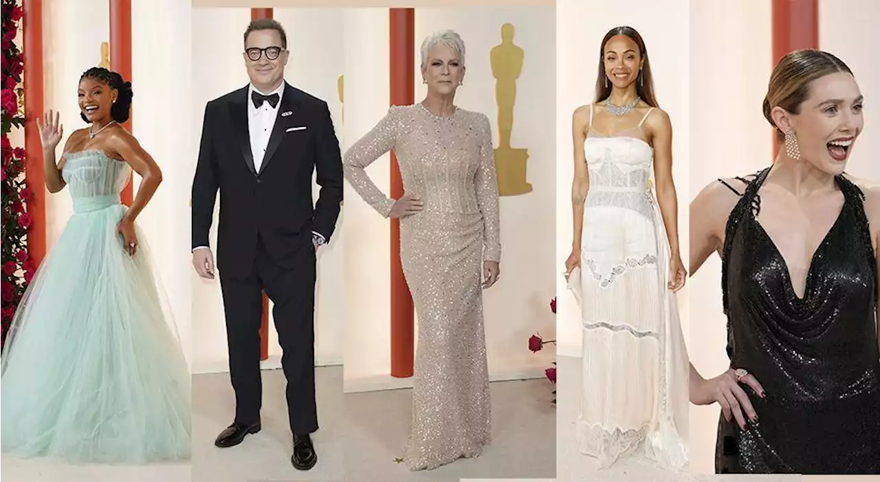 ‘Deslumbran’ las estrellas de Hollywood en su llegada a la ‘Alfombra Champán’ de los Oscar