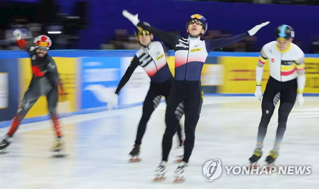 쇼트트랙 박지원, 세계선수권 2관왕…1,000ｍ도 금메달 | 연합뉴스