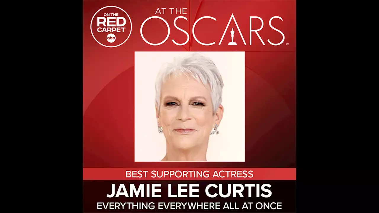 Jamie Lee Curtis takes best supporting actress over favored Angela Bassett