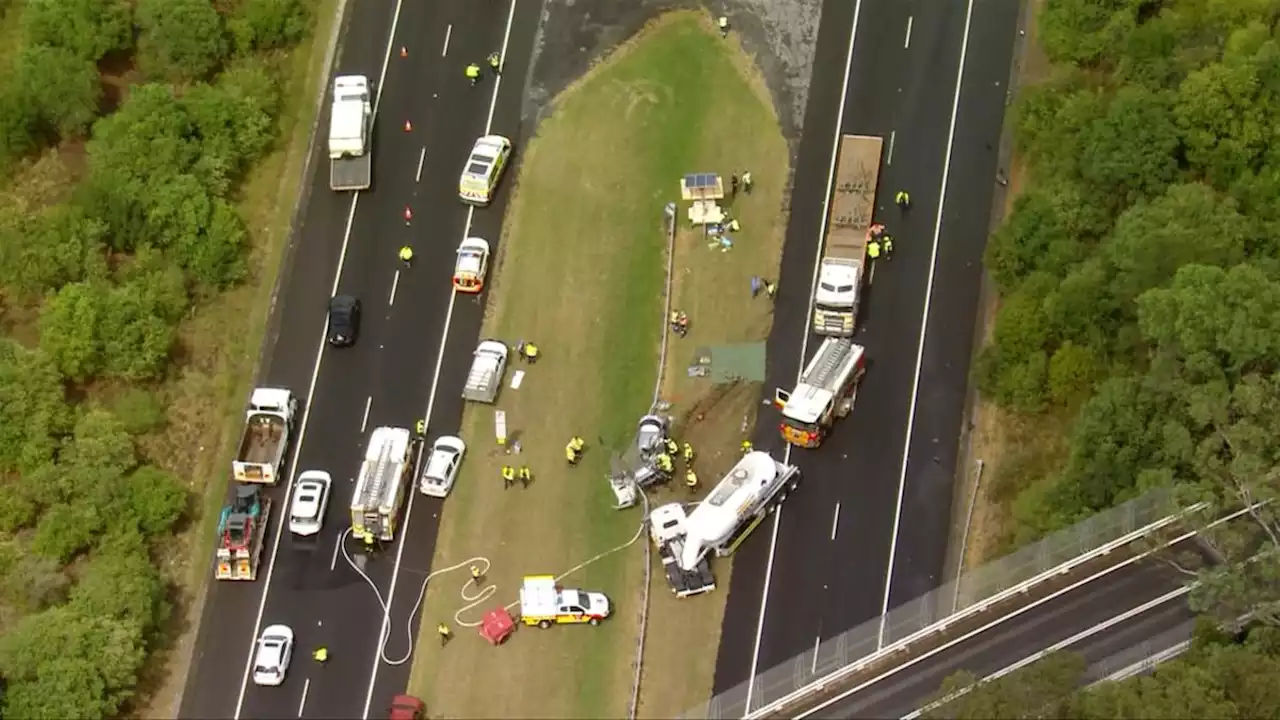 Woman and child killed in horror crash on NSW motorway