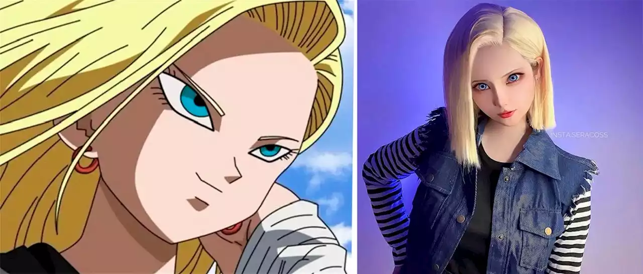 Modelo japonesa hace cosplay realista de la Androide 18 de DB