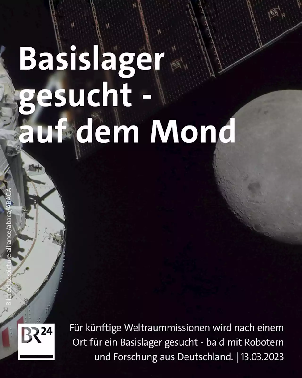 Basislager auf dem Mond gesucht - mit deutscher Forschung