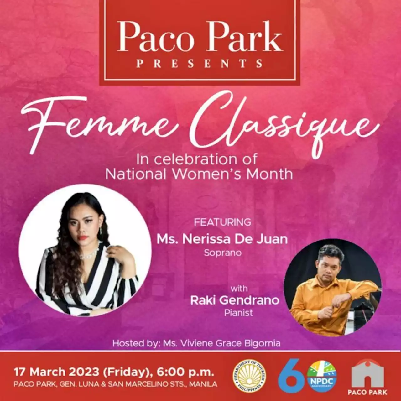 Paco Park Presents National Women’s Month | Tristan Dyln Tano