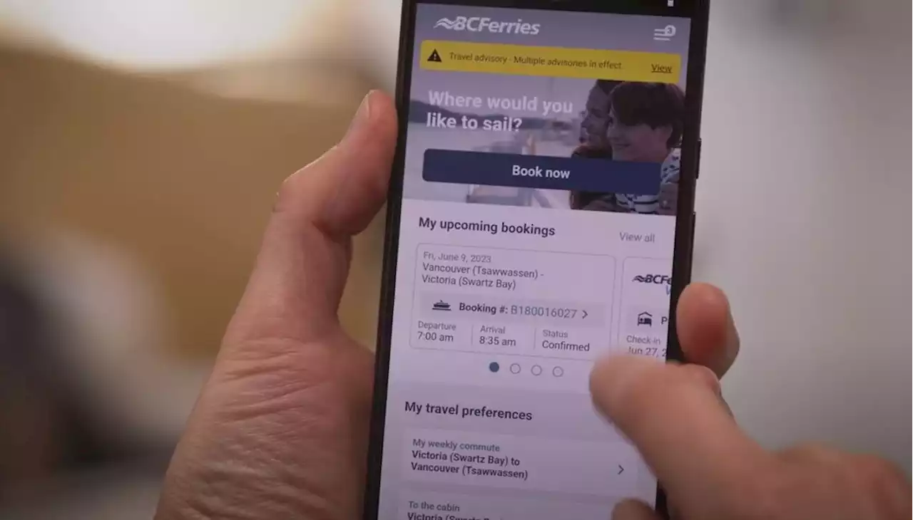 BC Ferries launches mobile app to check schedules, book sailings