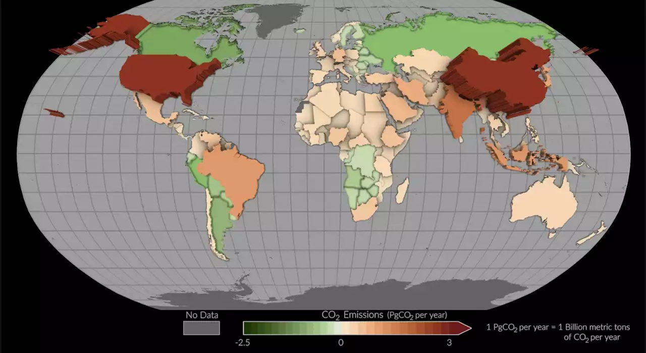 NASA Space Mission Takes Stock of Carbon Dioxide Emissions by Countries