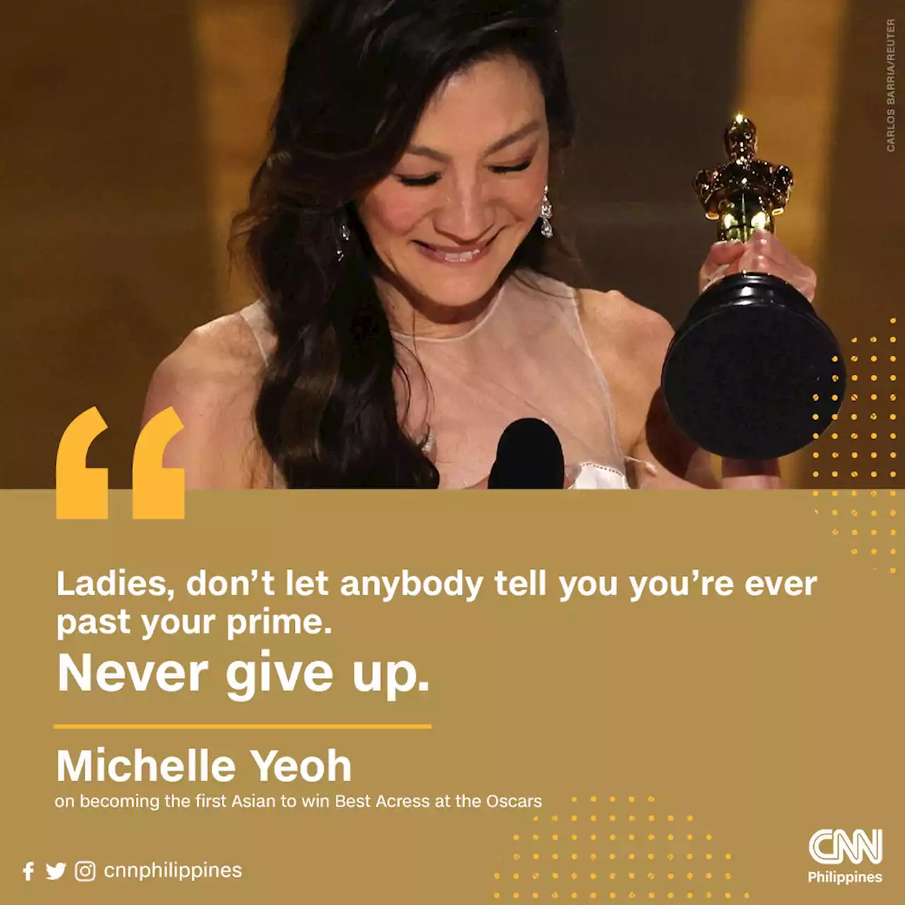 Michelle Yeoh makes history with best actress Oscar win