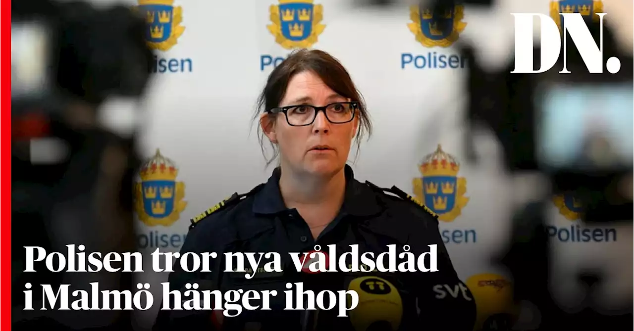 Polisen tror nya våldsdåd i Malmö hänger ihop