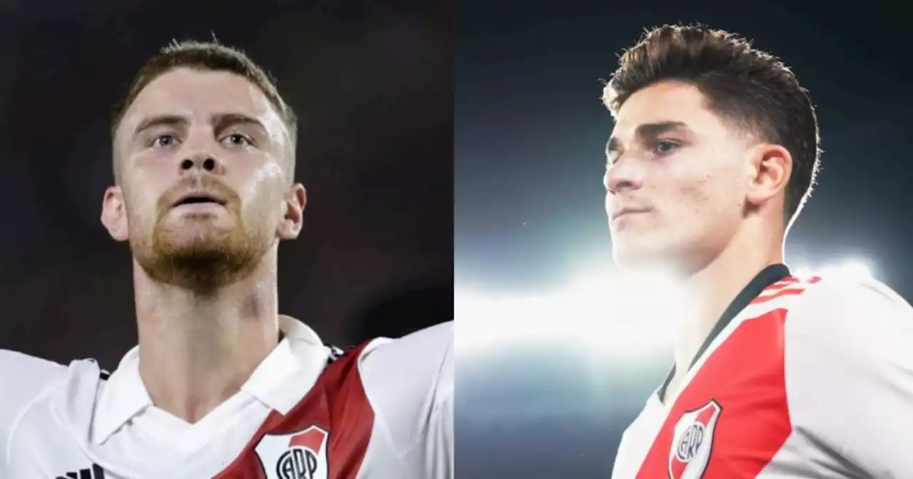 Encuesta River: ¿es Beltrán el delantero más parecido a Julián Álvarez?