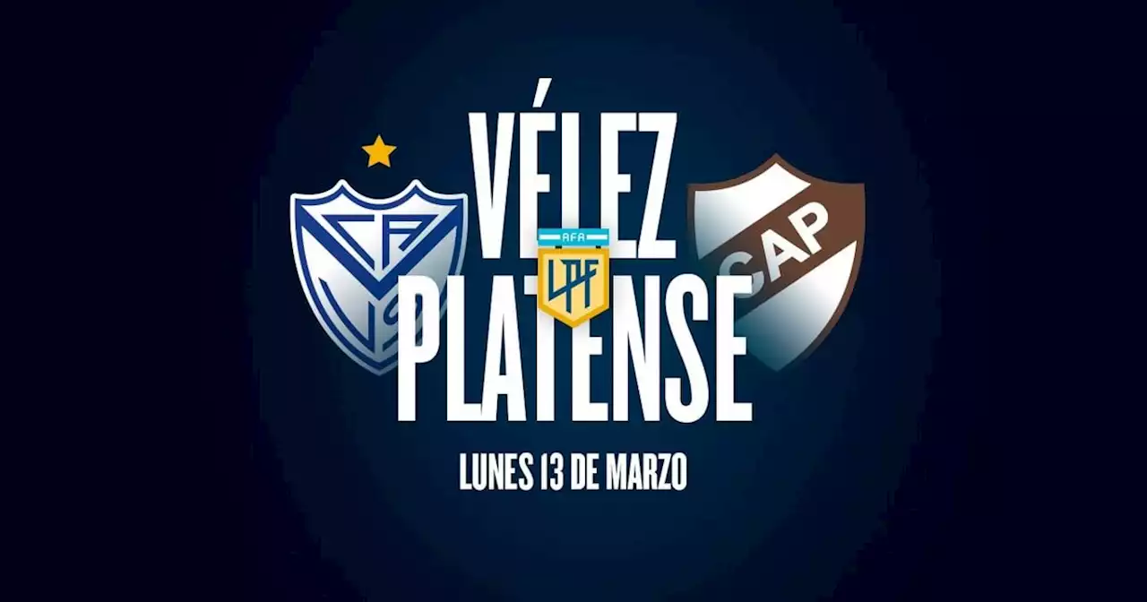 Vélez - Platense: hora, TV y posibles formaciones