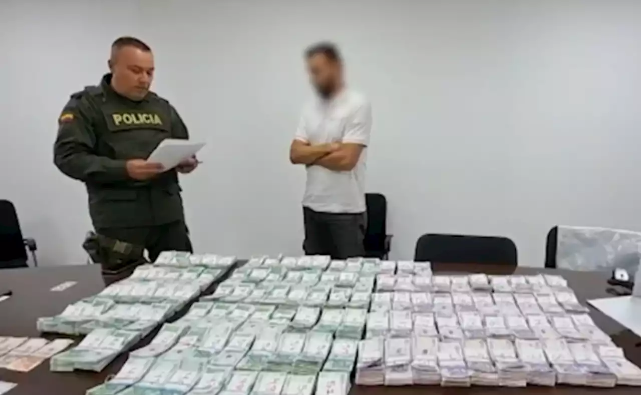 Capturan a hombre con más de $900 millones en efectivo en Bogotá