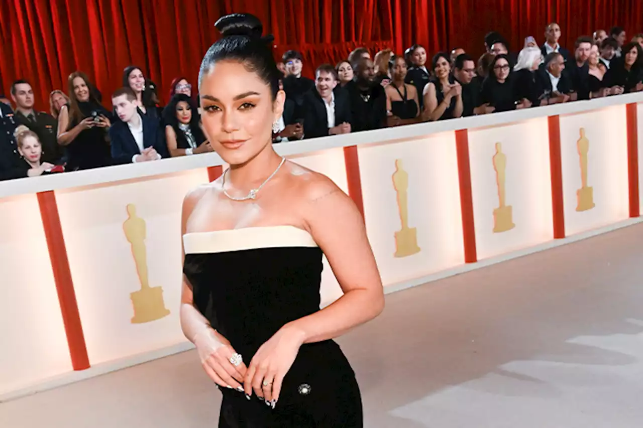 Vanessa Hudgens Shows Off Engagement Ring At The 2023 Oscars