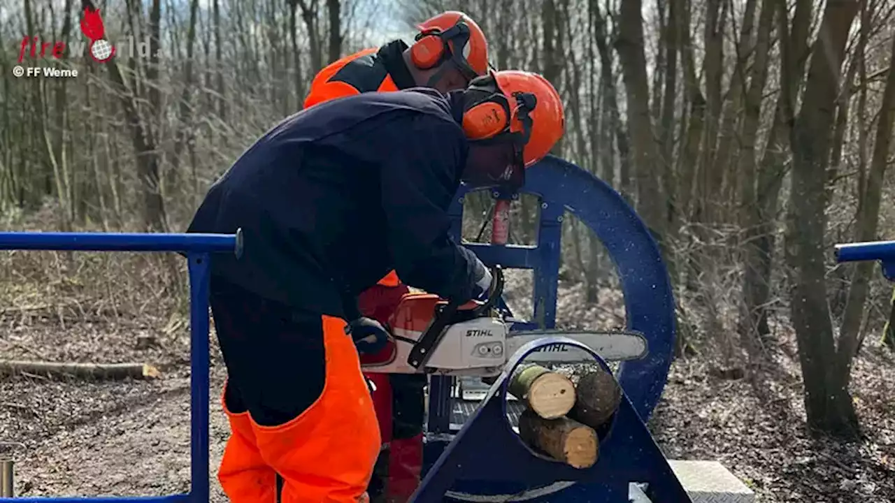 D: Motorsägenlehrgang der Feuerwehr Werne