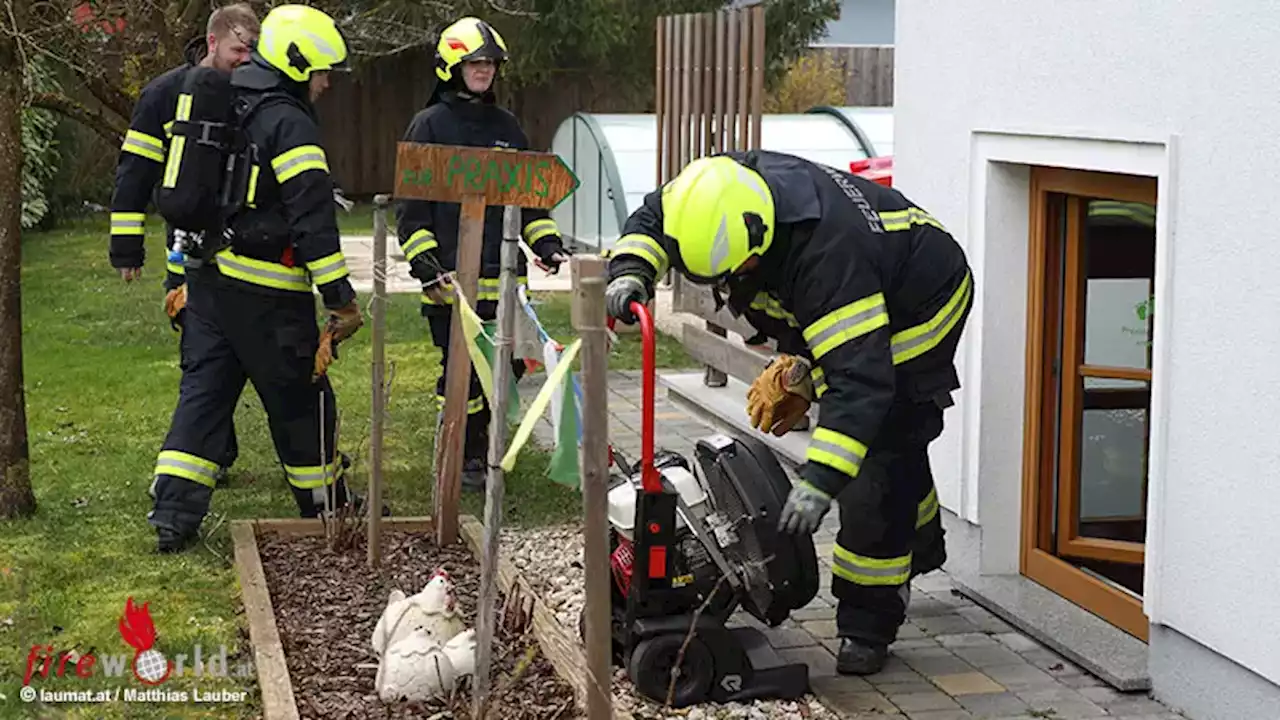 Oö: Chlorgasaustritt im Keller eines Hauses in Pucking