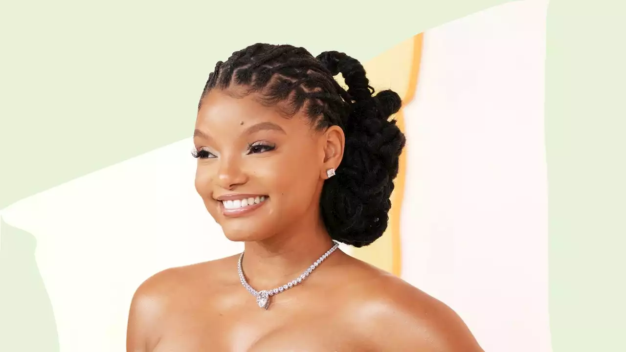 Halle Bailey gave the Disney princess look an edge with a sheer corset