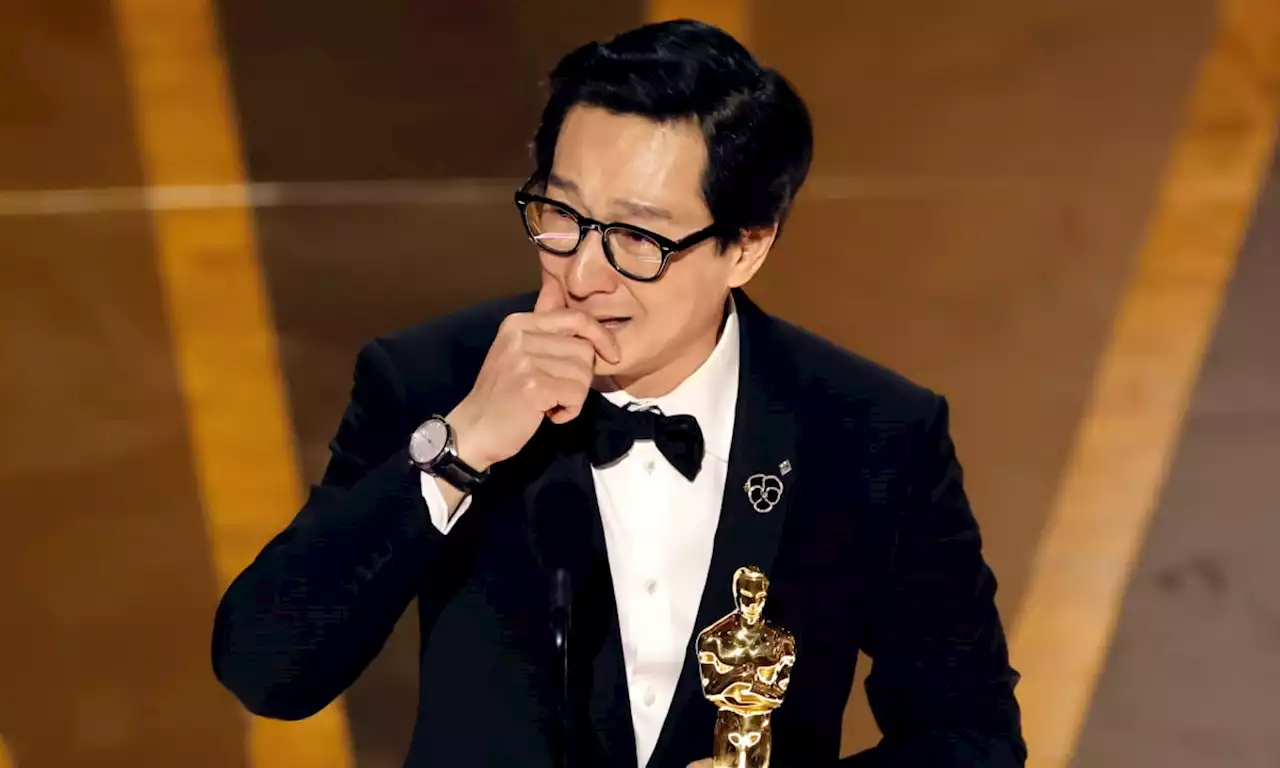 Ke Huy Quan wins Oscar for Best Supporting Actor in emotional fashion