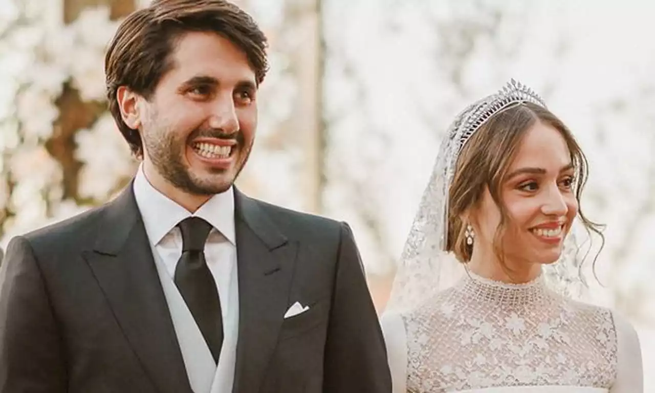 Princess Iman's secret nod to husband Jameel with romantic lace wedding dress