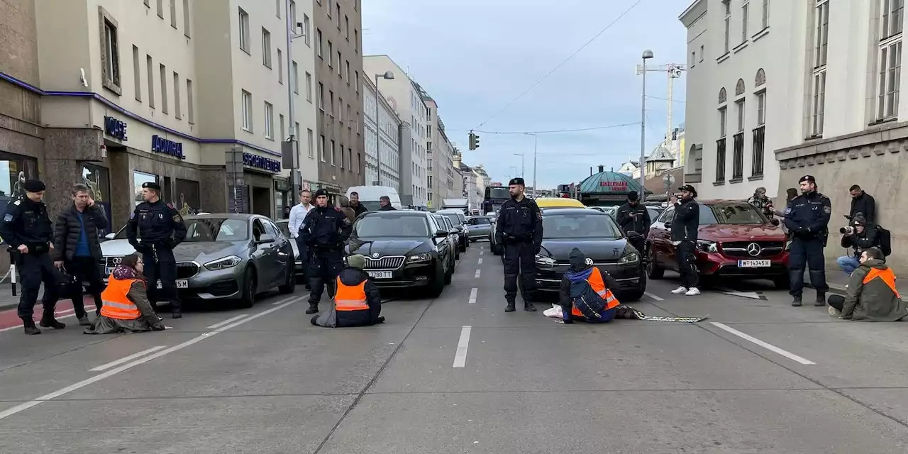 Klima-Kleber legen wieder Wien lahm – Mega-Stau in City