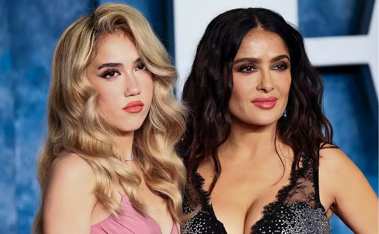 Salma Hayek y su hija Valentina dan lecciones de estilo con su segundo look en la noche de Oscar