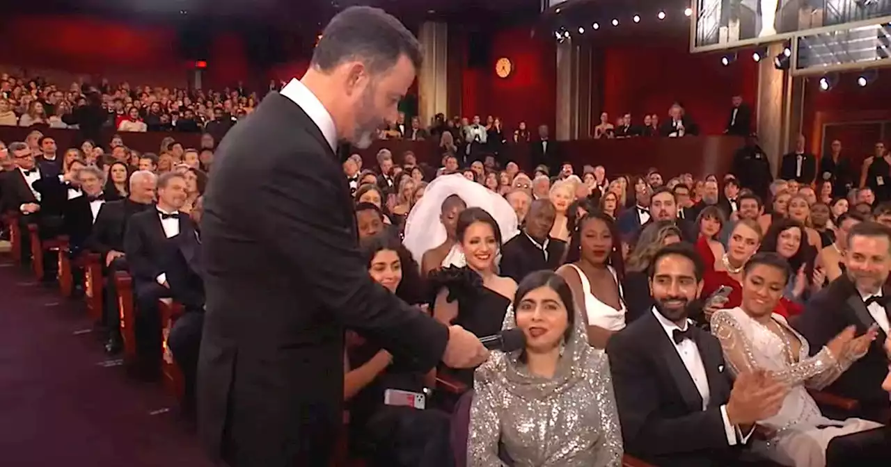 Malala Yousafzai Isn't Having Jimmy Kimmel's Shtick At Oscars