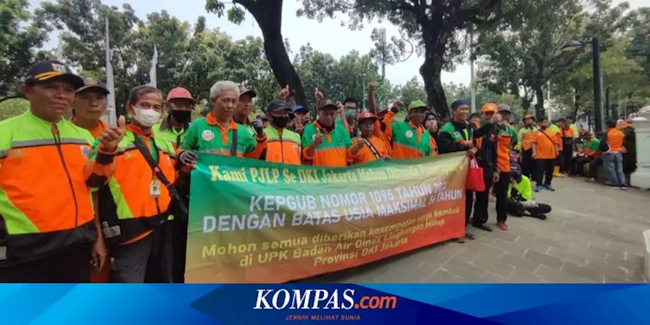 Demo di Balai Kota, Ini Tuntutan Eks PJLP yang Dipecat Heru karena Faktor Usia