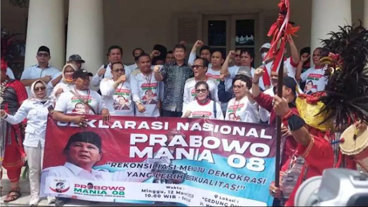 Relawan Jokowi Mania Nusantara Dukung Prabowo Maju Pilpres 2024