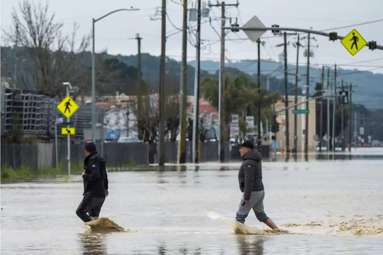 As atmospheric river exits, a new storm threatens California