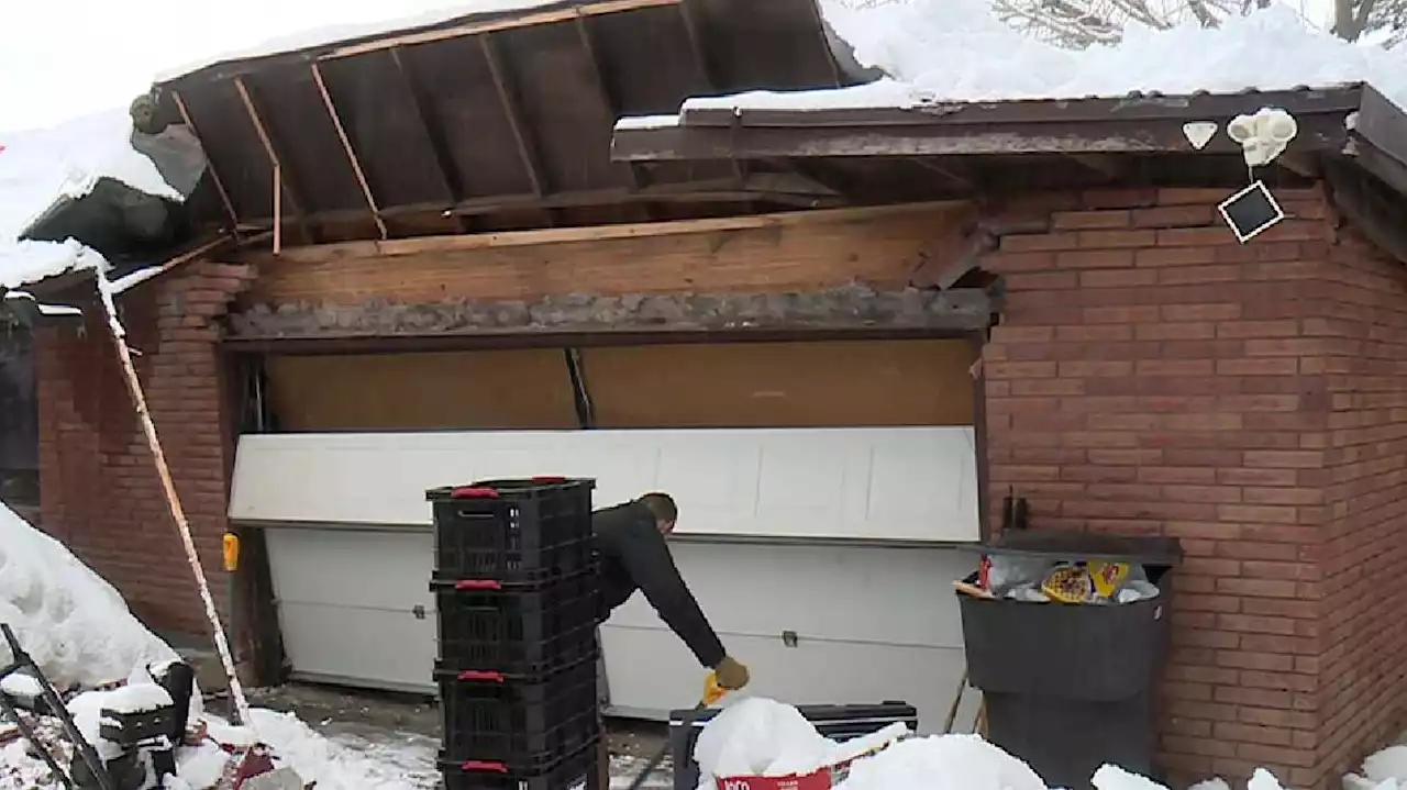 'Very rough wake up': Heavy snow causes roof collapse for a Morgan County family