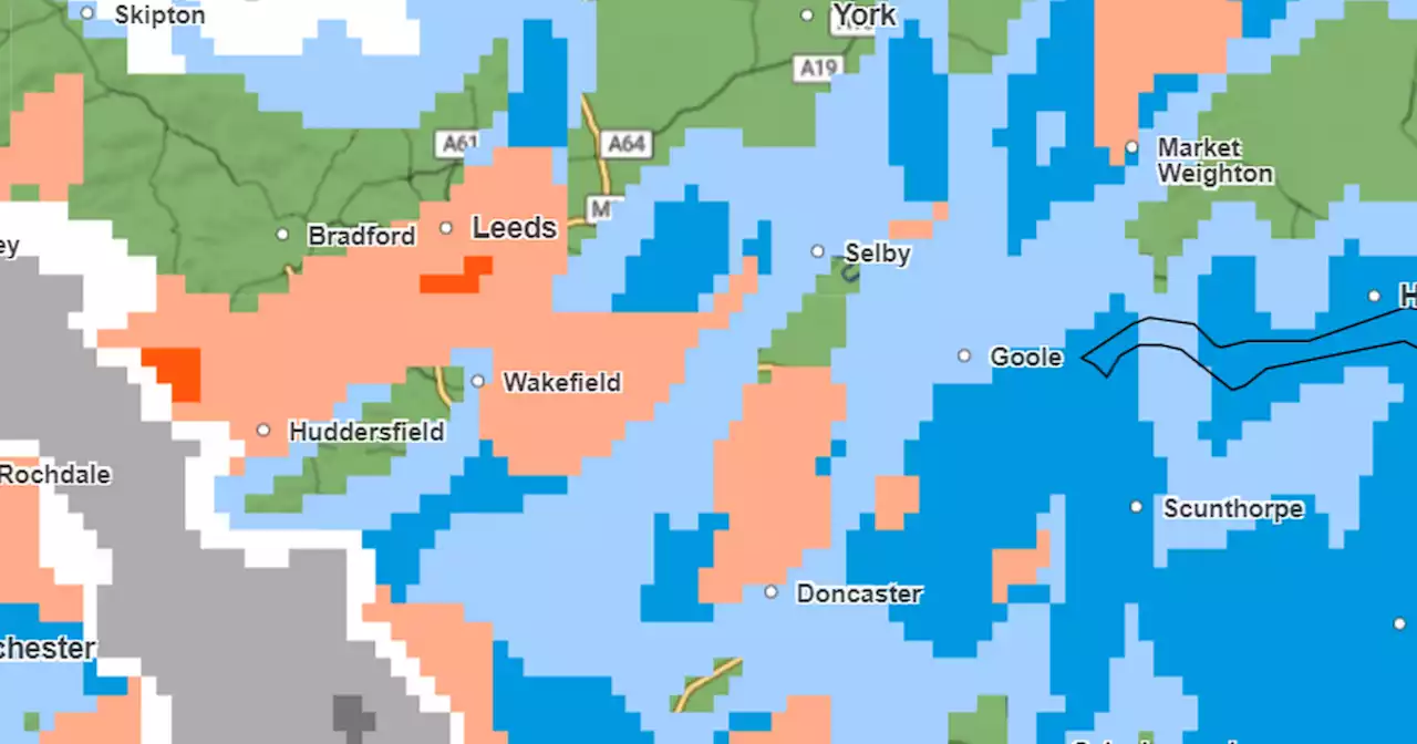 Met Office issues new 17-hour snow and ice warning for Leeds