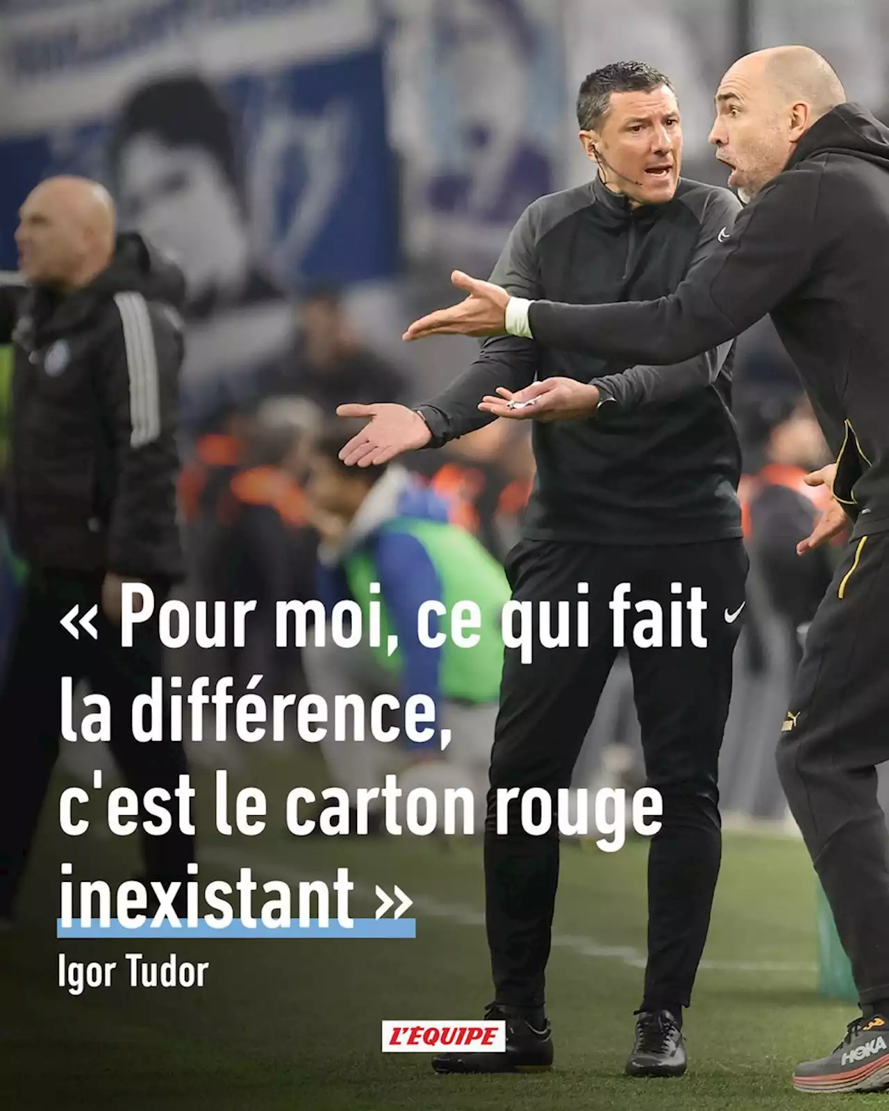 Igor Tudor après le nul de l'OM contre Strasbourg : « Pour moi, ce qui fait la différence, c'est le carton rouge inexistant »