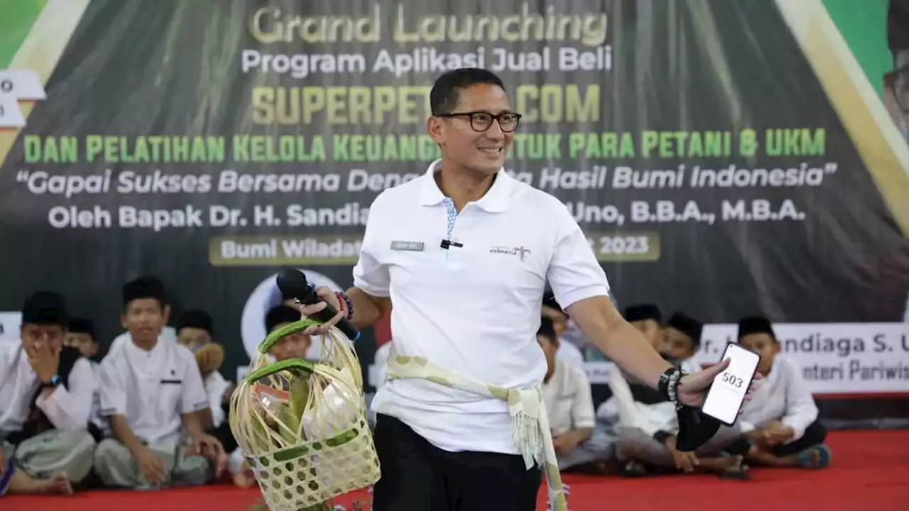 Bantu Petani Korban Gempa Cianjur, Relawan Sandiaga Luncurkan Aplikasi Supertani